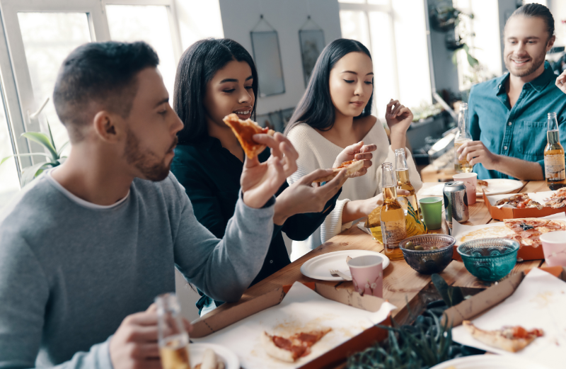 Arrange with friends to go out for dinner or drinks after the interview. 