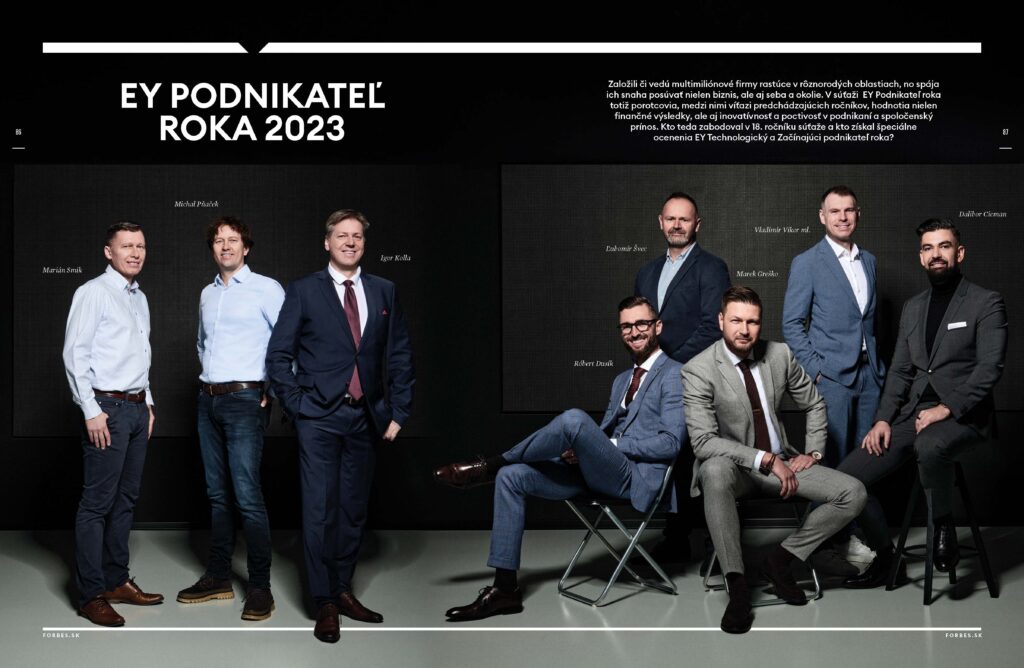 Výkony TITANS si všimla porota súťaže EY Podnikateľ roka 2023, ktorá zaradila našich CEOs do finálovej pätice. 