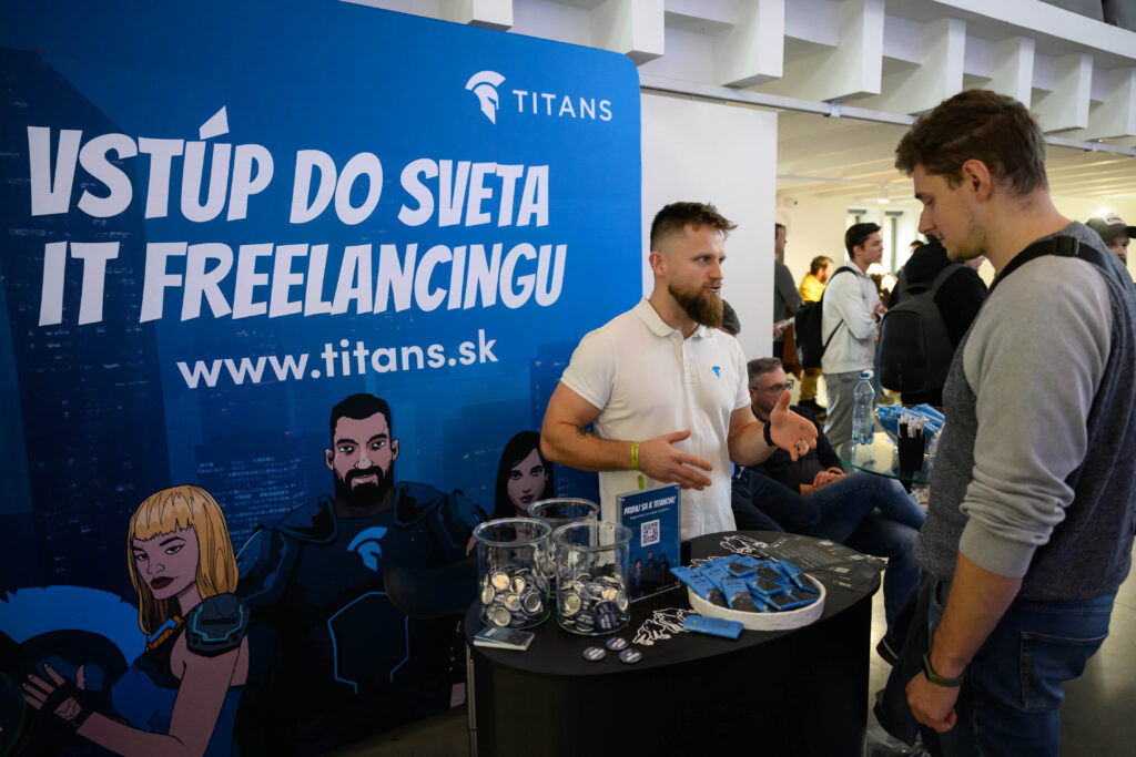 A TITANS business partner at CODECON #Žilina